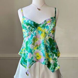 Wild Fable Multicolor Silk Tank